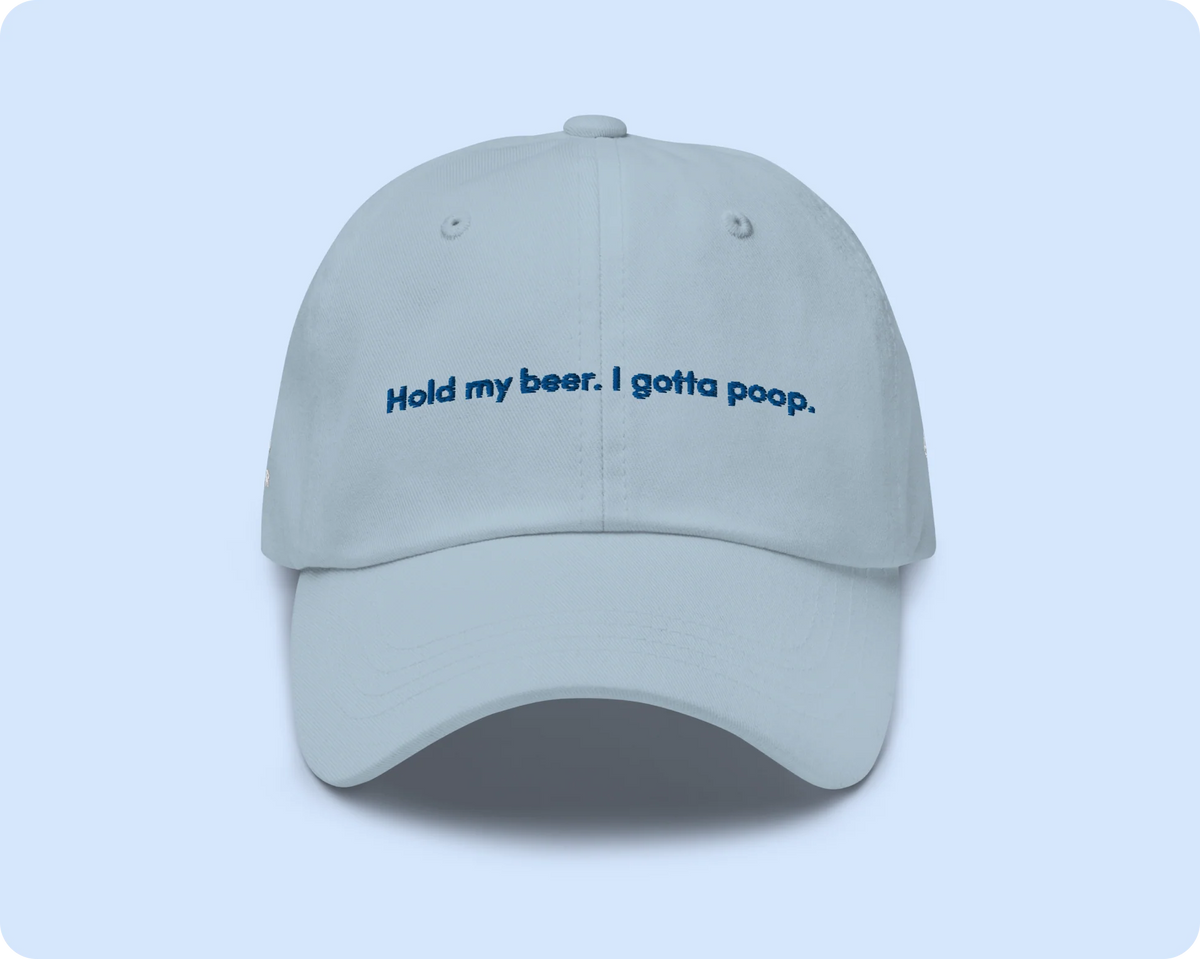 Dad Hat: TUSHY X Narragansett Beer - Blue